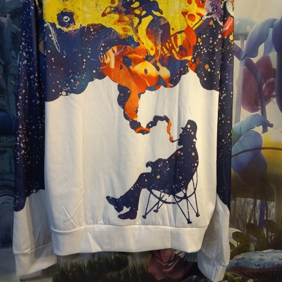 Smoking your troubles away hoodie - Picture 10 of 11